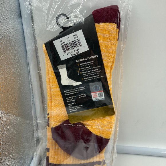 Topsox Wear Your Pride Iowa State Heather Crew Socks - Picture 4 of 4